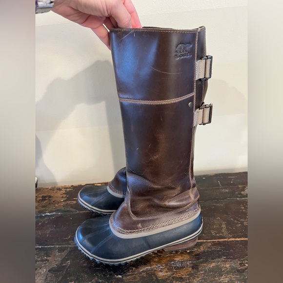 Sorel Slimpack Leather Riding Boot 8.5 - Picture 3 of 16